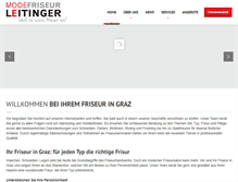 Tablet Screenshot of friseur-leitinger.at